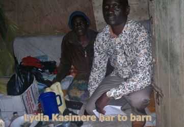 Lydia Kasimere har 2 barn